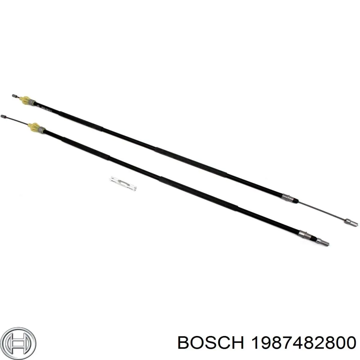 Трос ручного гальма задній, правий/лівий Bosch 1987482800 ціна, від 24.97 USD