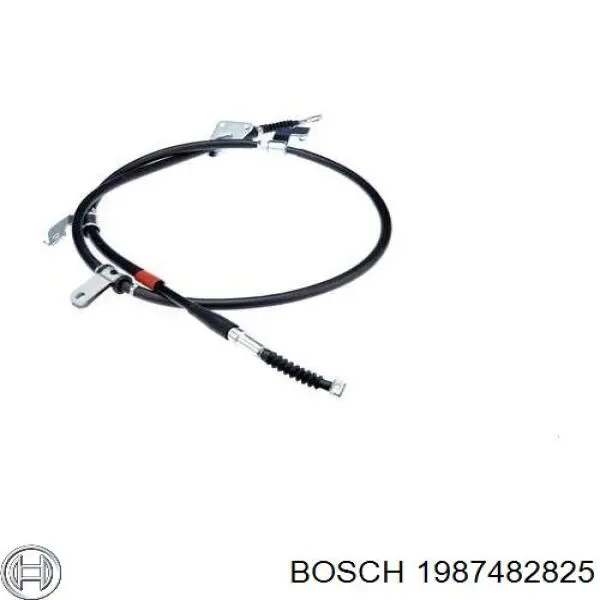 Трос стоянкового гальма задній лівий Adriauto 1002131 ціна, від 32.98 USD