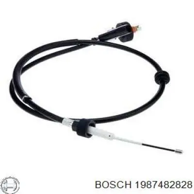 Трос ручного гальма задній, правий 1987482828 Bosch