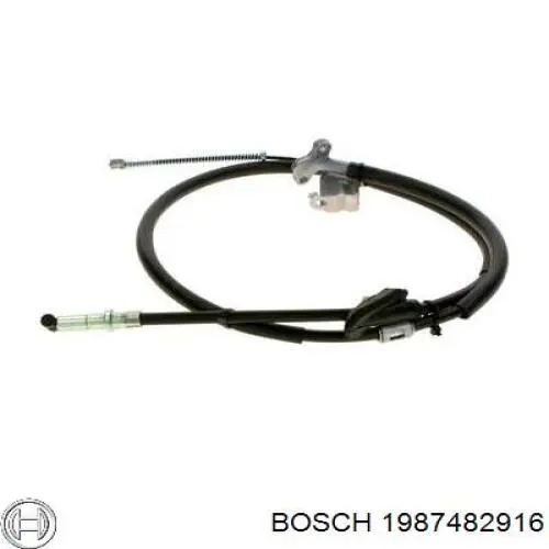 Трос ручного гальма задній, лівий 1987482916 Bosch