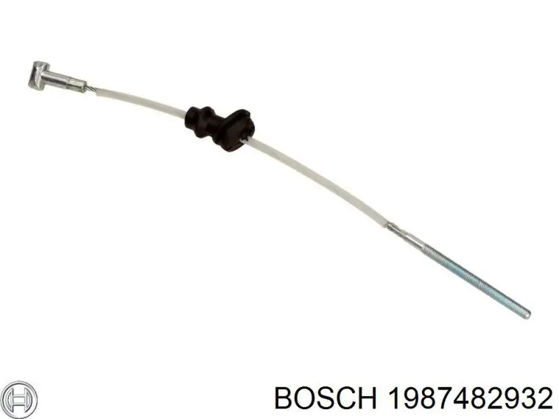 1987482932 Bosch Трос ручного гальма задній, правий/лівий