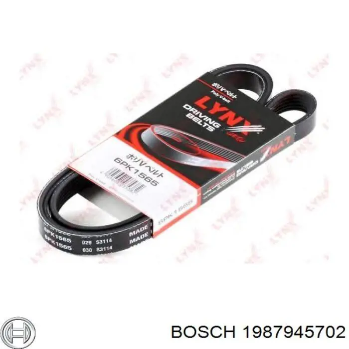 Клиновий ремінь Bosch 1987945702 ціна, від 10.43 USD