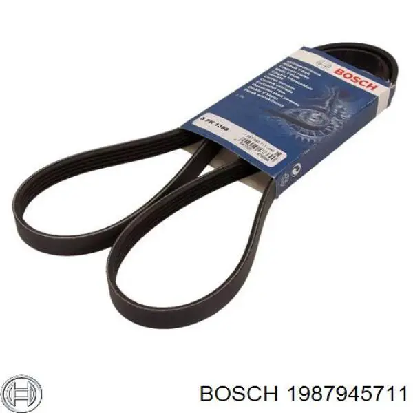 Ремінь генератора 1987945711 Bosch