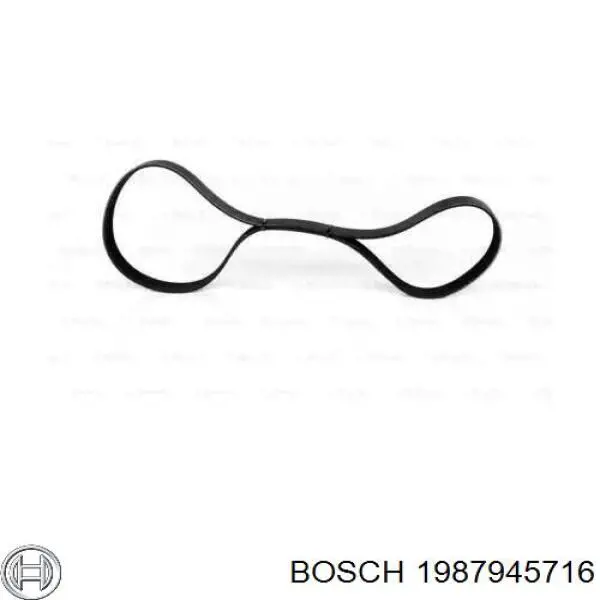 1987945716 Bosch ремінь приводний, агрегатів