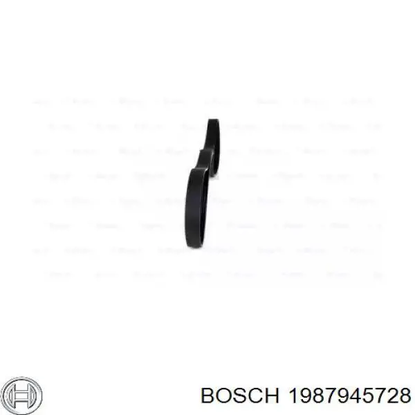 1987945728 Bosch ремінь приводний, агрегатів