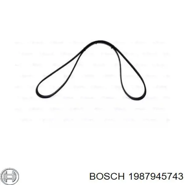 1987945743 Bosch ремінь приводний, агрегатів