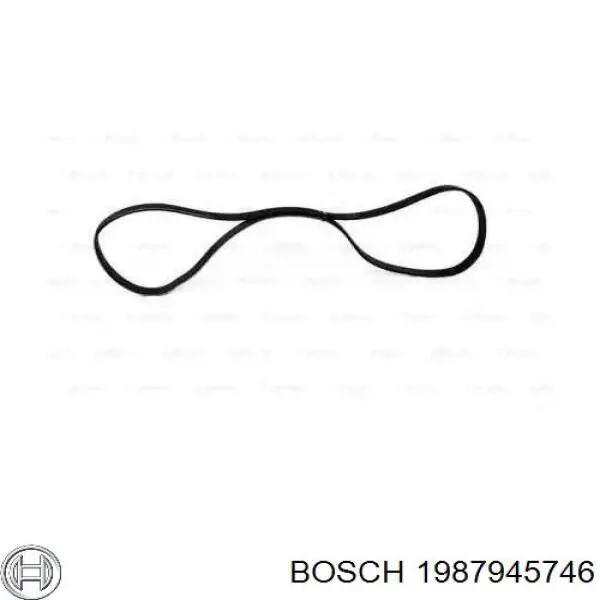 Ремінь генератора 1987945746 Bosch