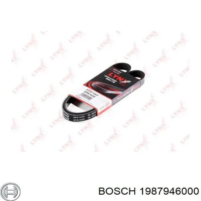 Клиновий ремінь Bosch 1987946000 ціна, від 7.69 USD