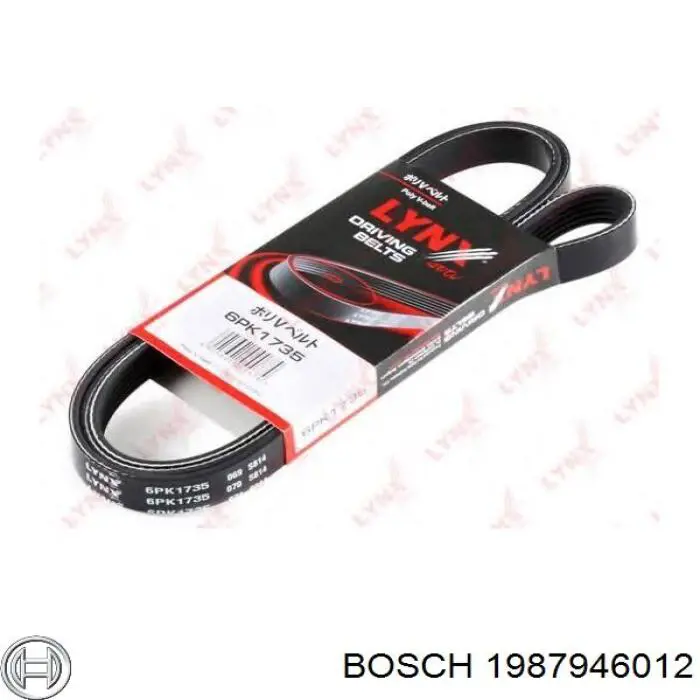 1987946012 Bosch Поліклиновий ремінь