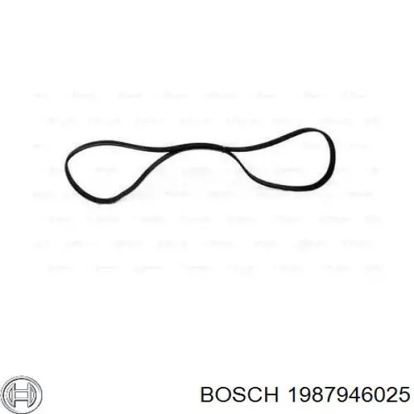 Ремінь генератора 1987946025 Bosch