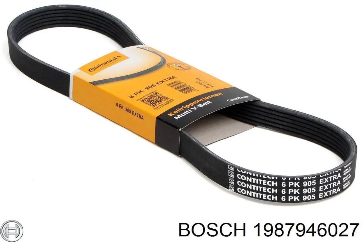 Клиновий ремінь Bosch 1987946027 ціна, від 8.18 USD