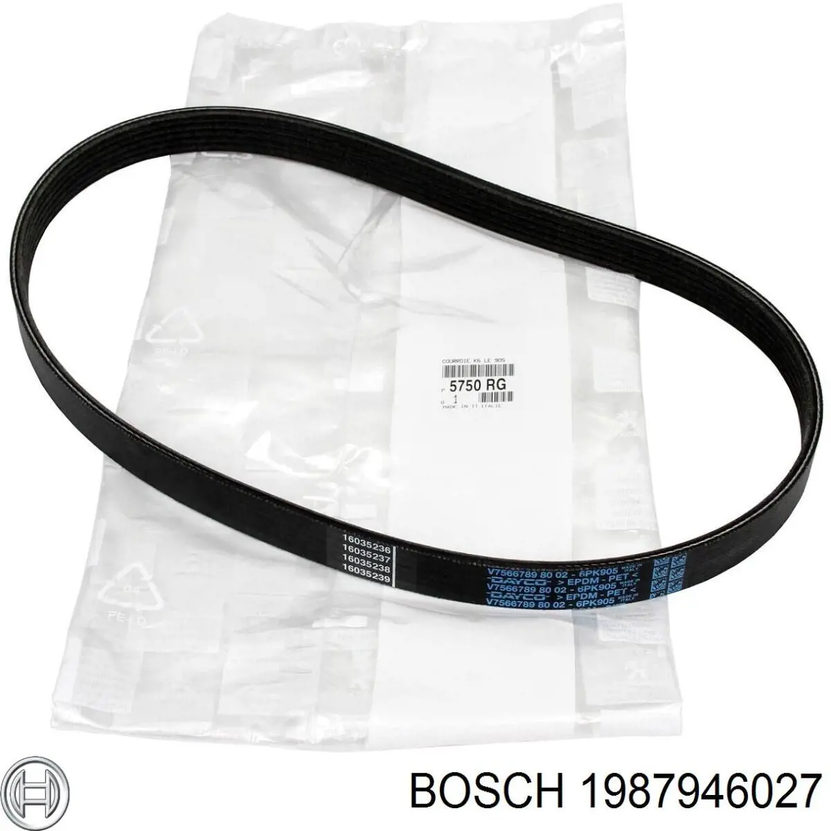 1987946027 Bosch Поліклиновий ремінь