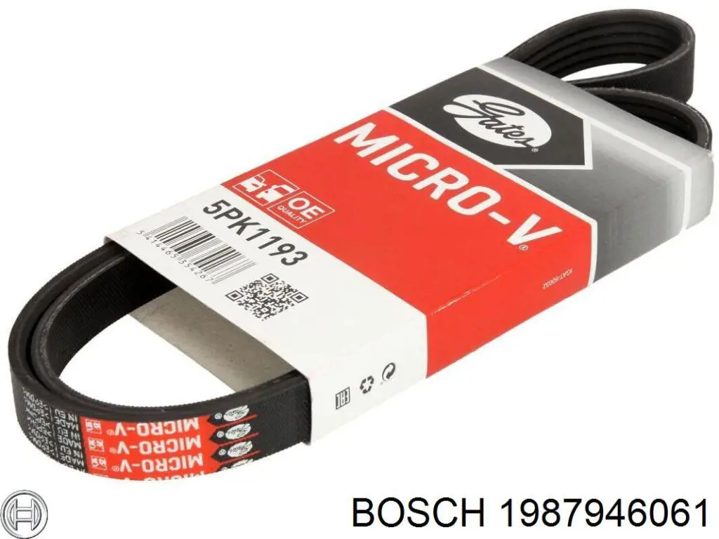 Купити 1987946061 Bosch Ремінь генератора
