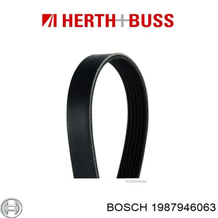 Ремінь генератора 1987946063 Bosch