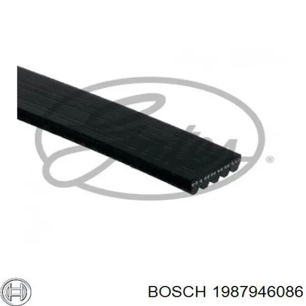 Ремінь генератора 1987946086 Bosch