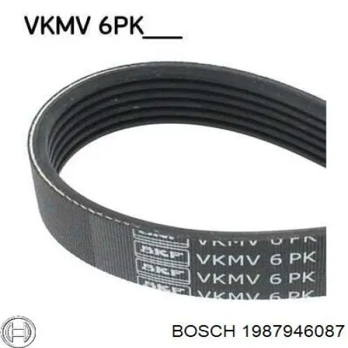 Клиновий ремінь Bosch 1987946087 ціна, від 11.80 USD