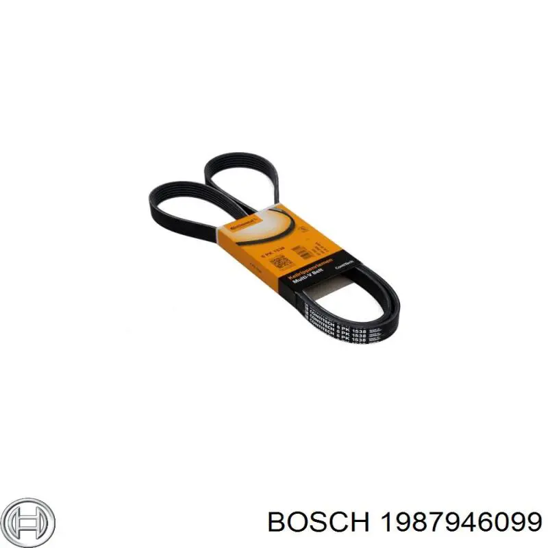 Ремінь генератора 1987946099 Bosch