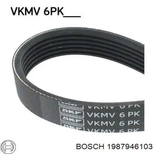 Ремінь кондиціонера Bosch 1987946103