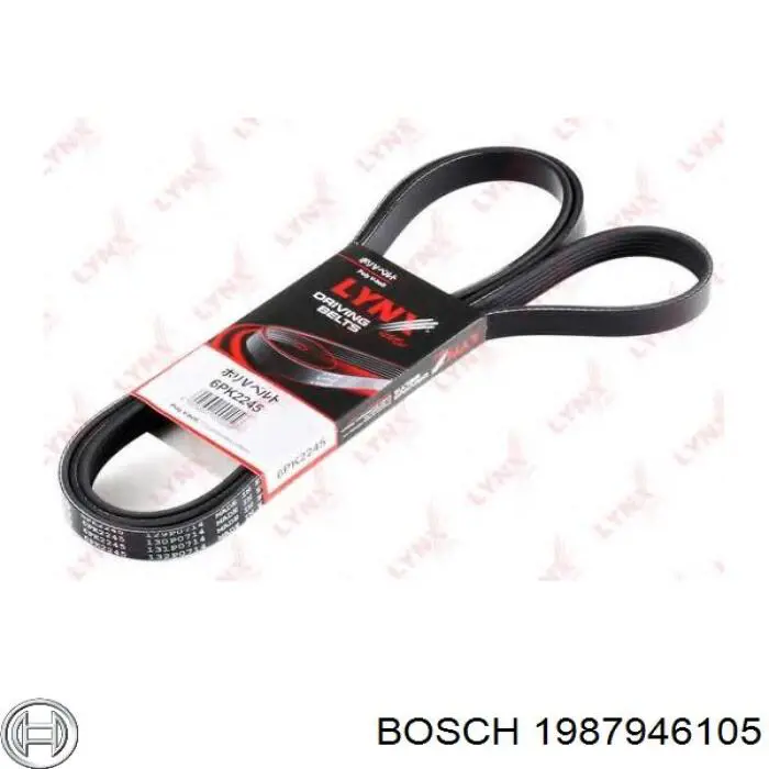 1987946105 Bosch Поліклиновий ремінь