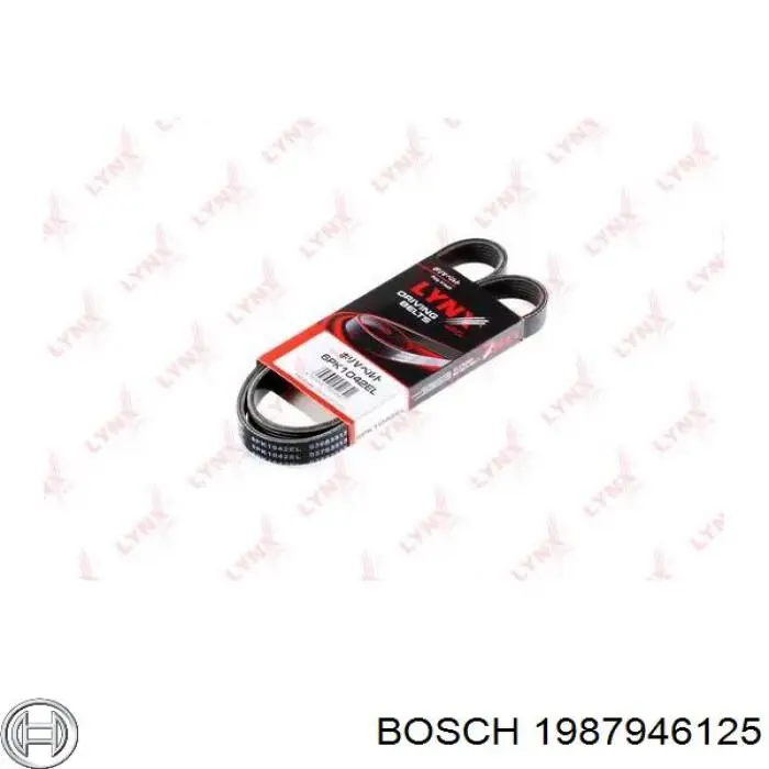 Клиновий ремінь Bosch 1987946125 ціна, від 12.95 USD