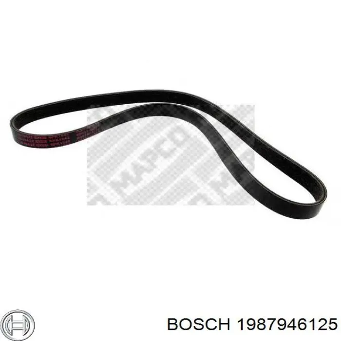 Купити 1987946125 Bosch Ремінь генератора
