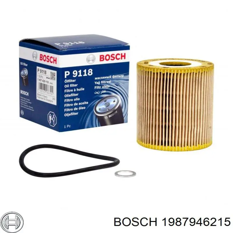 Ремінь генератора 1987946215 Bosch