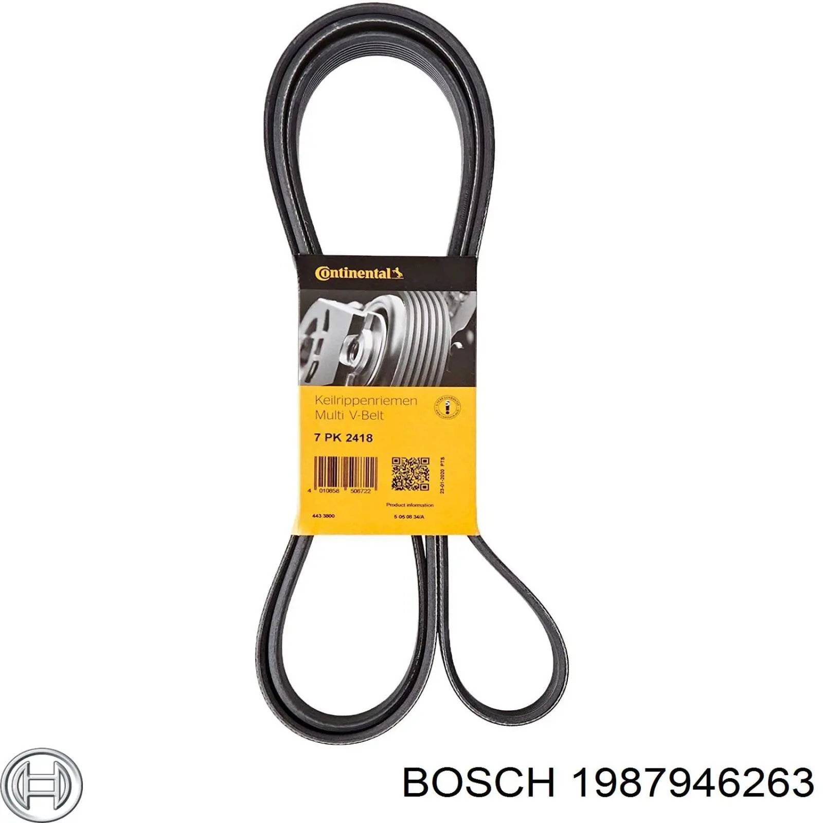 Купити 1987946263 Bosch Ремінь генератора