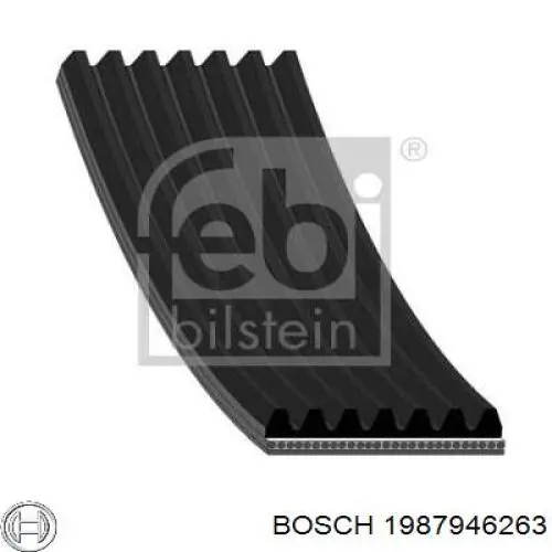 Ремінь генератора 1987946263 Bosch