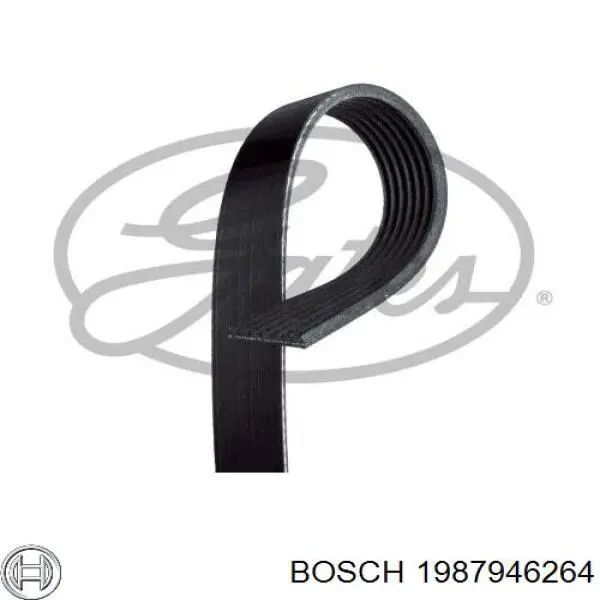 Ремінь генератора 1987946264 Bosch