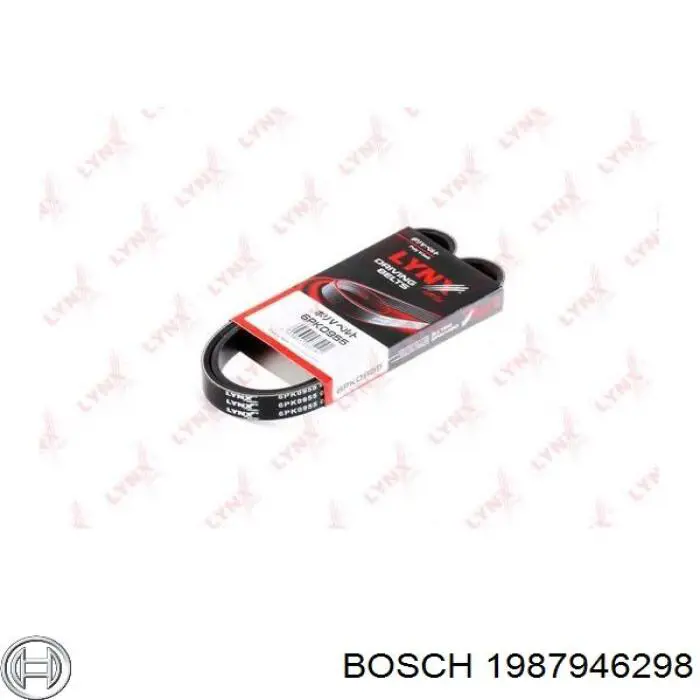 Клиновий ремінь Bosch 1987946298 ціна, від 7.12 USD