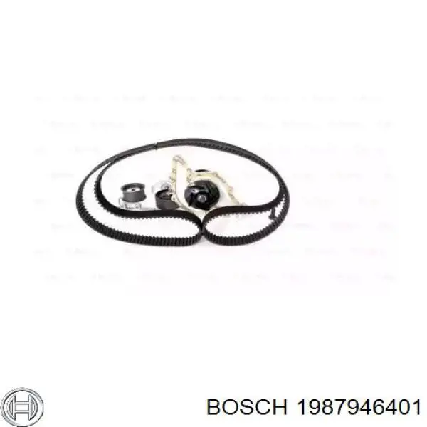 1987946401 Bosch ремінь приводний, агрегатів, комплект