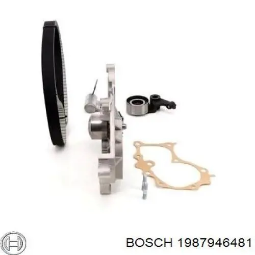 Комплект ГРМ Bosch 1987946481 ціна, від 163.71 USD