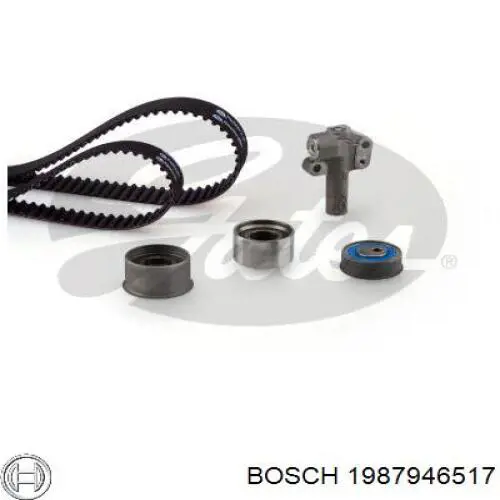 Комплект ГРМ Bosch 1987946517 ціна, від 87.28 USD