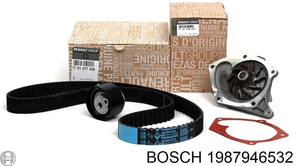 Купити 1987946532 Bosch ГРМ ремень