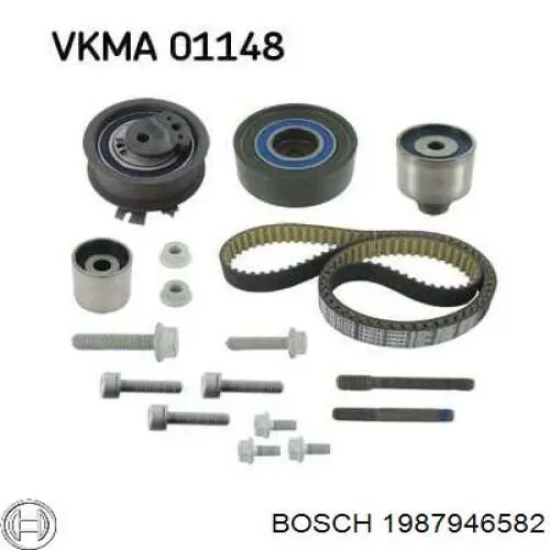 1987946582 Bosch Ремінь ГРМ, комплект