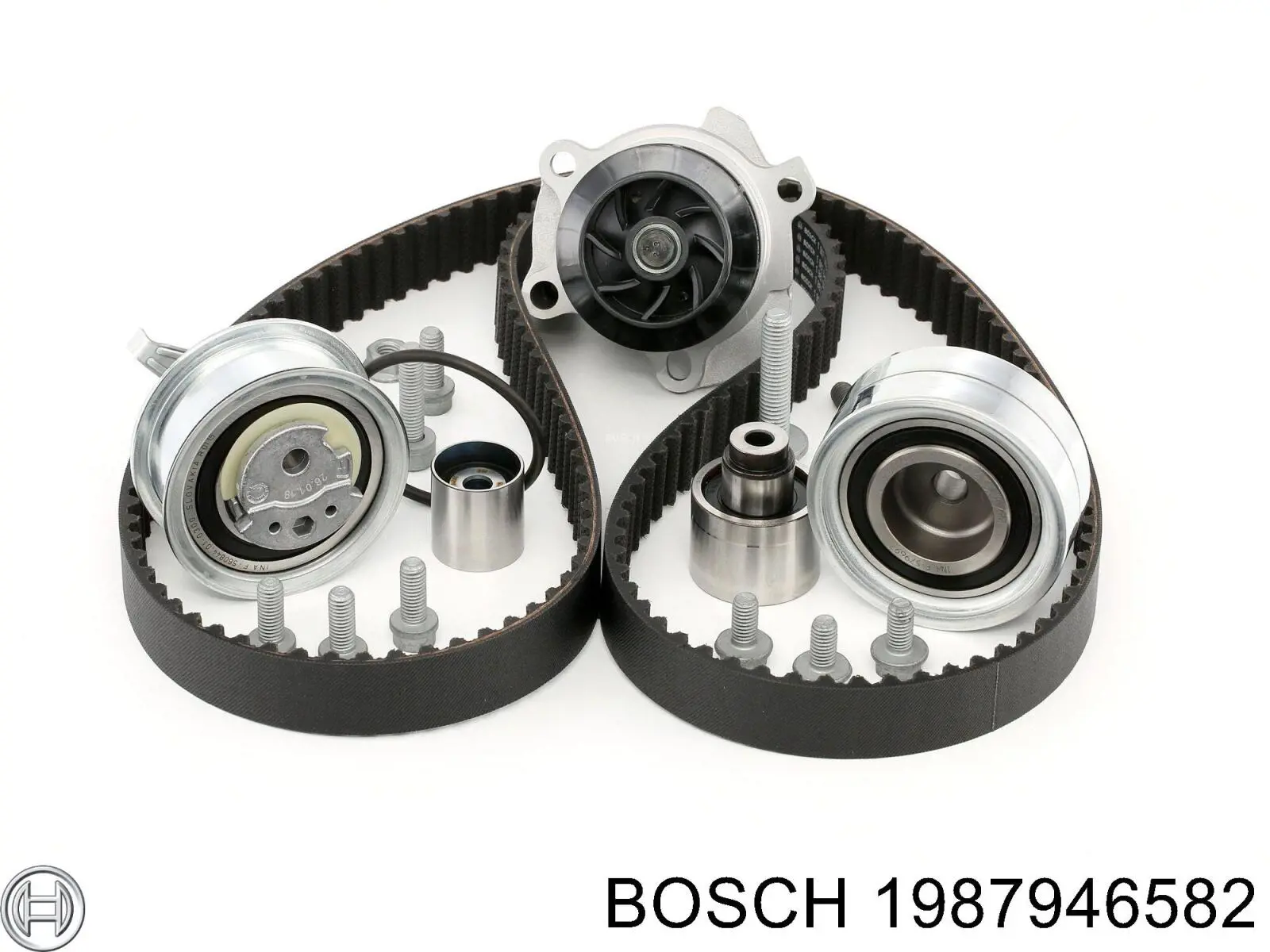 Комплект ГРМ Bosch 1987946582 ціна, від 100.86 USD