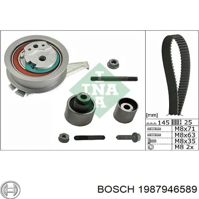 Комплект ГРМ 1987946589 Bosch