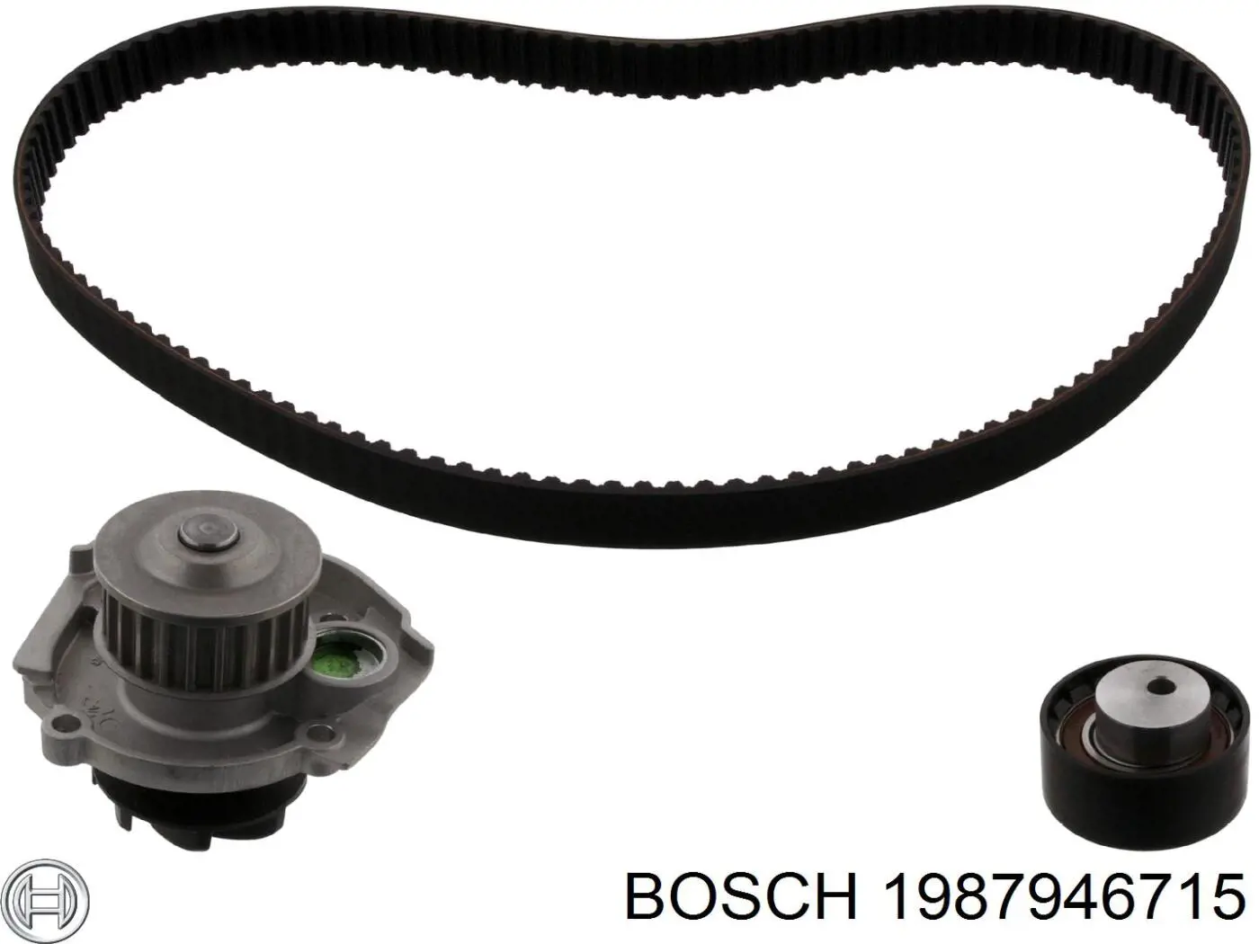 Комплект ГРМ Bosch 1987946715 ціна, від 41.53 USD
