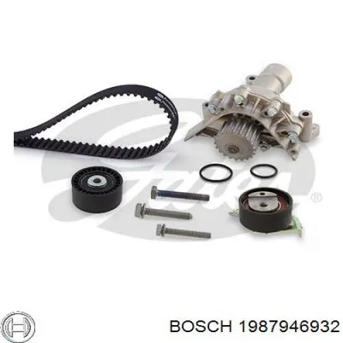 Комплект ГРМ Bosch 1987946932 ціна, від 96.82 USD