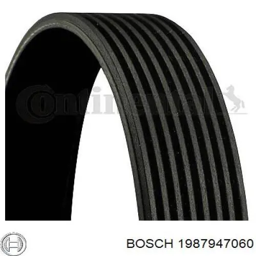 Купити 1987947060 Bosch Ремінь генератора
