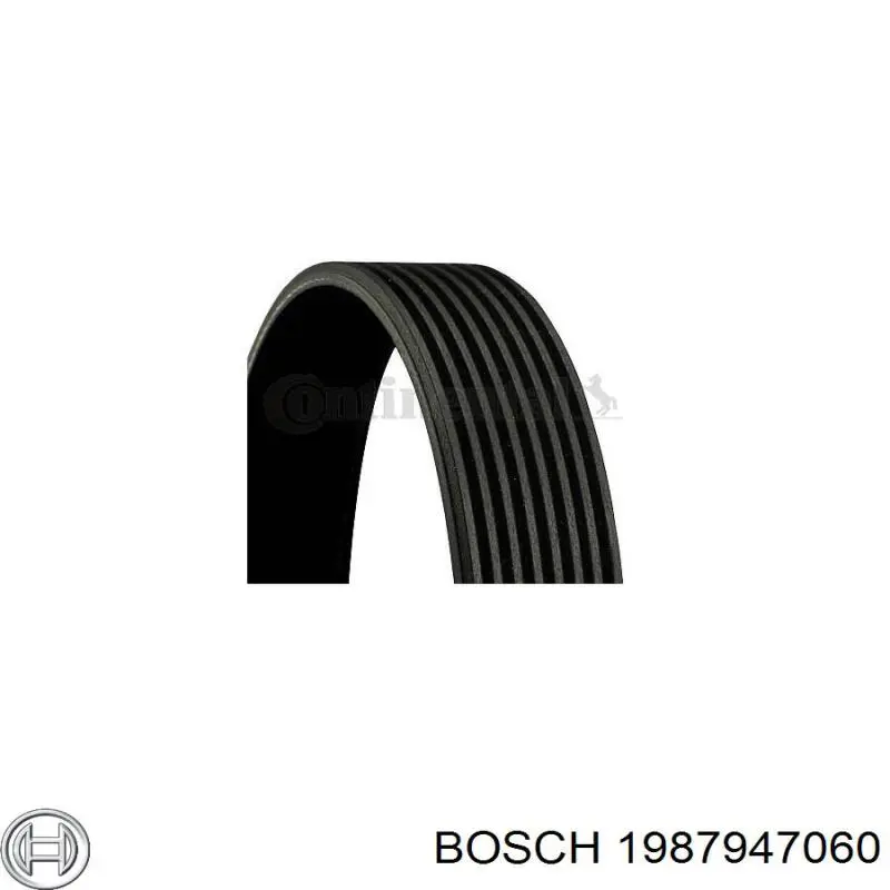 Ремінь генератора 1987947060 Bosch