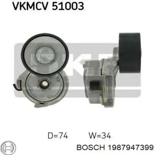 Купити 8PK1690 Dayco Ремінь генератора