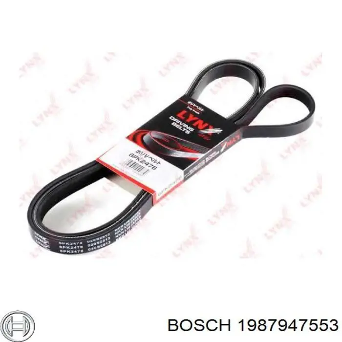 1987947553 Bosch Поліклиновий ремінь