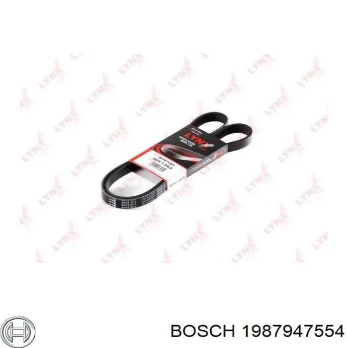 Купити 1987947554 Bosch Ремінь генератора