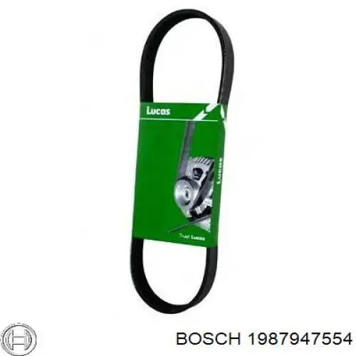 Ремінь генератора 1987947554 Bosch