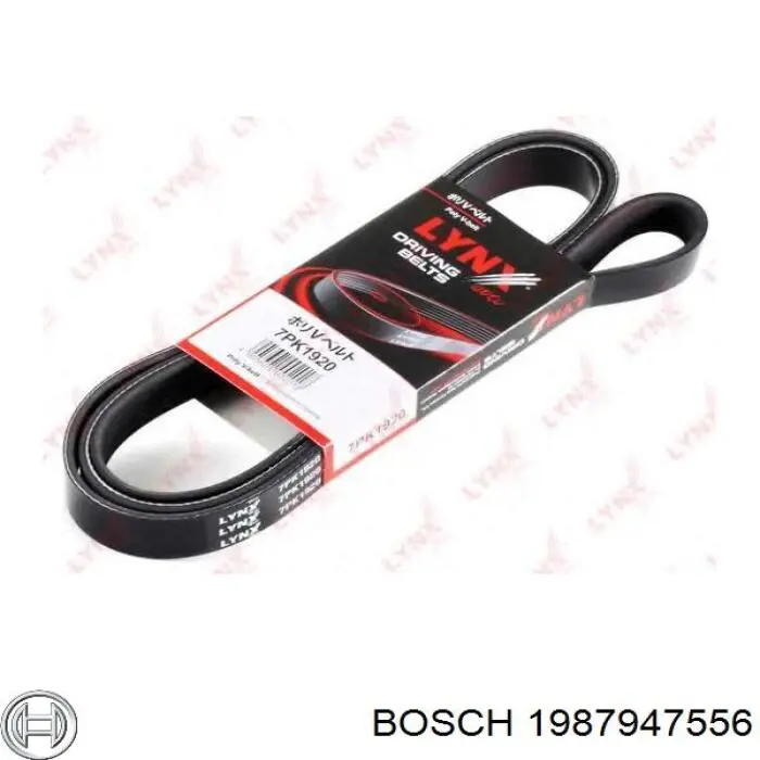 Ремінь генератора 1987947556 Bosch