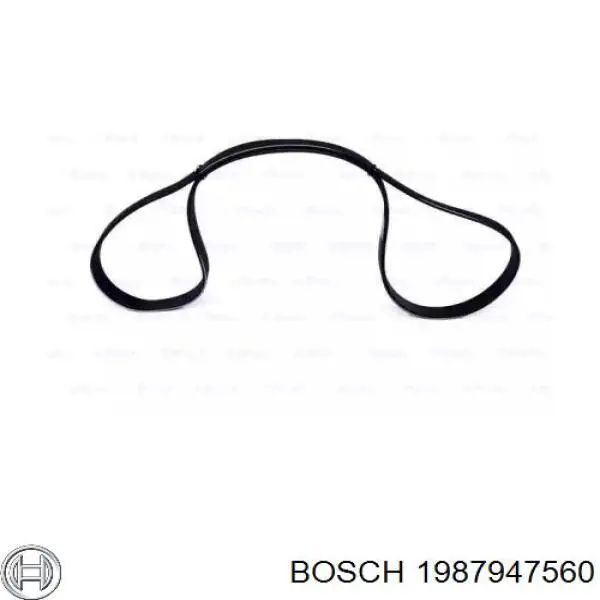 Ремінь генератора 1987947560 Bosch