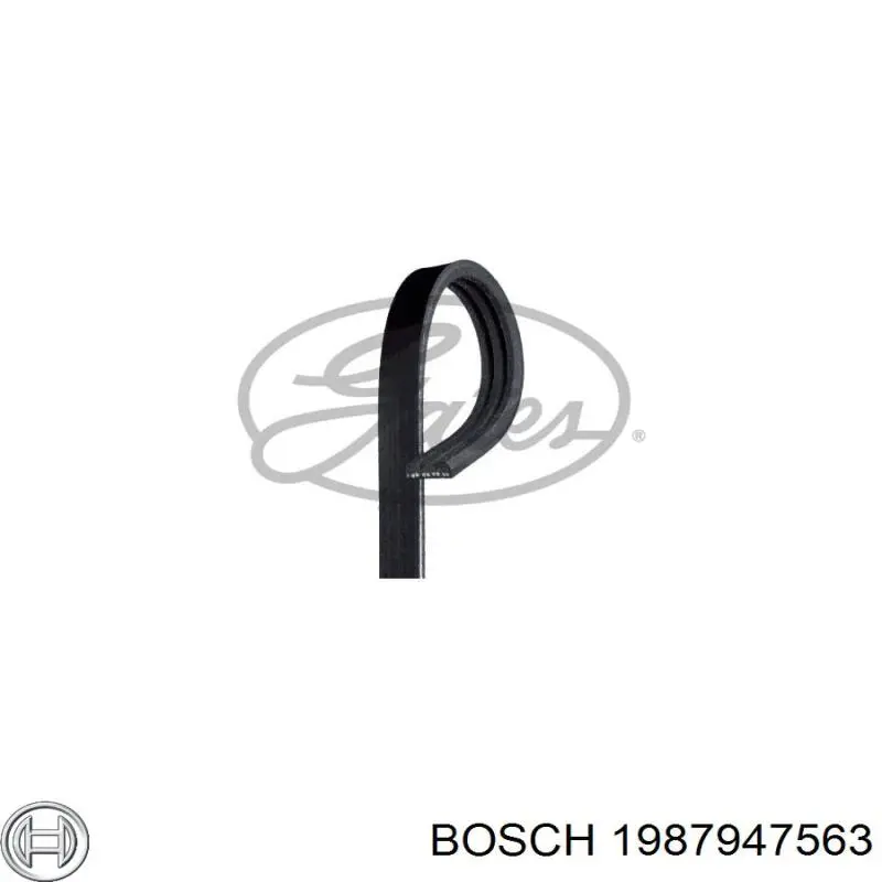 Ремінь генератора 1987947563 Bosch