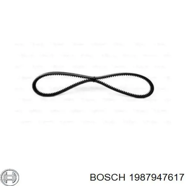 Ремінь генератора 1987947617 Bosch