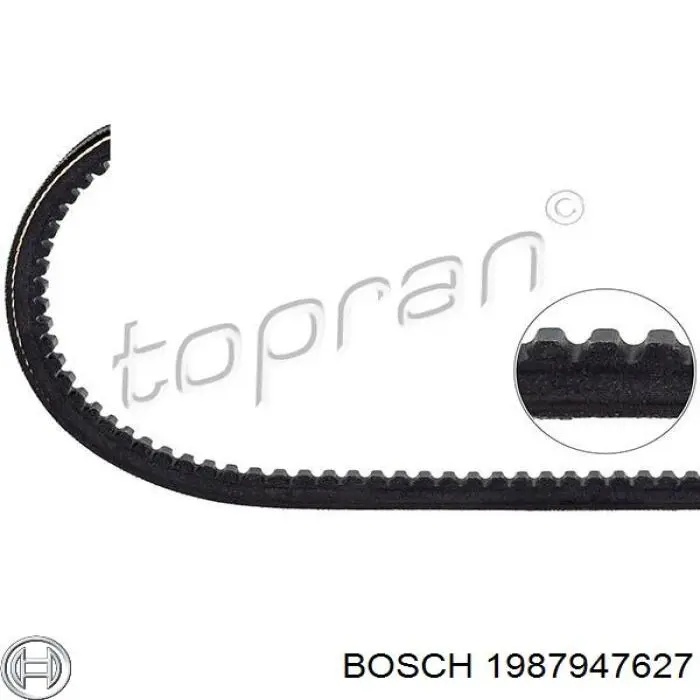 Купити 1987947627 Bosch Ремінь генератора